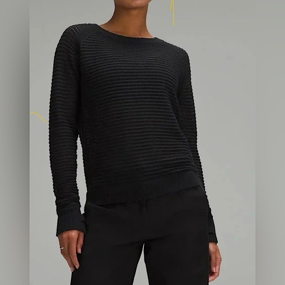 Lululemon Pointelle-Knit Sweater